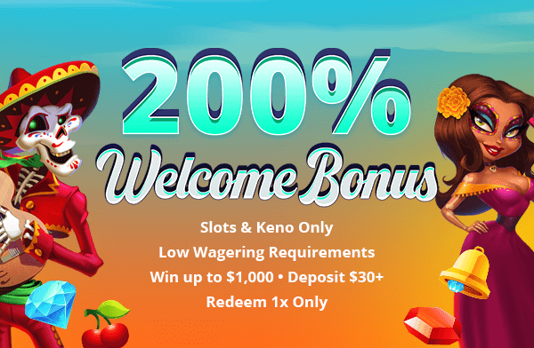 Sunrise Slots 200% Welcome Bonus